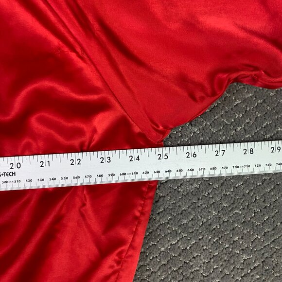 Vintage Coors Slo Pitch Satin Jacket Men's XL Fits Large Red Snap Beer Molson - Picture 14 of 15